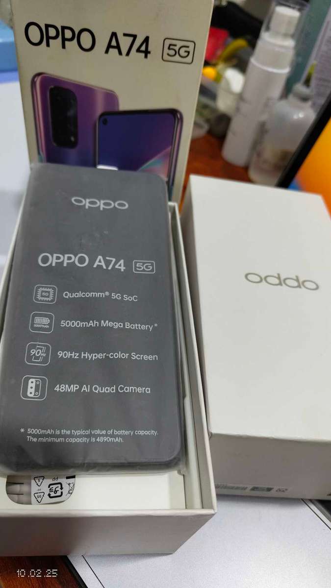 Oppo A74 5G black colour 6gb/128gb (Pre Owned)