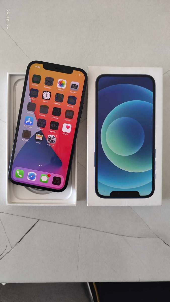 Apple iPhone 12 Blue 64GB stunning condition with 100% battery health (Pre Owned)