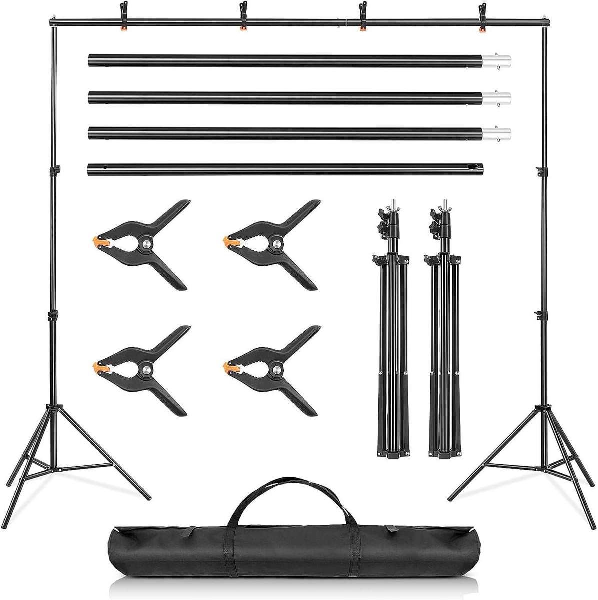 Heavy-duty 2m x 3m professional backdrop stand for photography and studio use