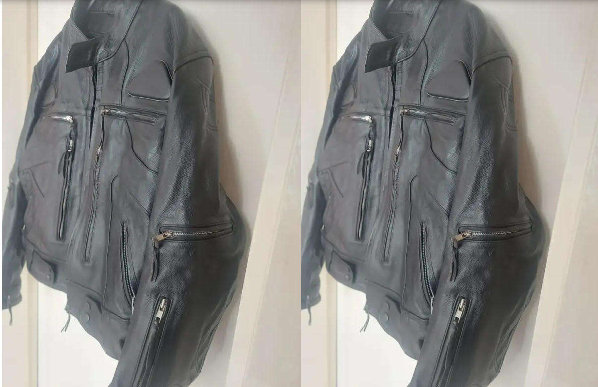 Charlie LONDON Black Real Leather Mens x4 Jacket