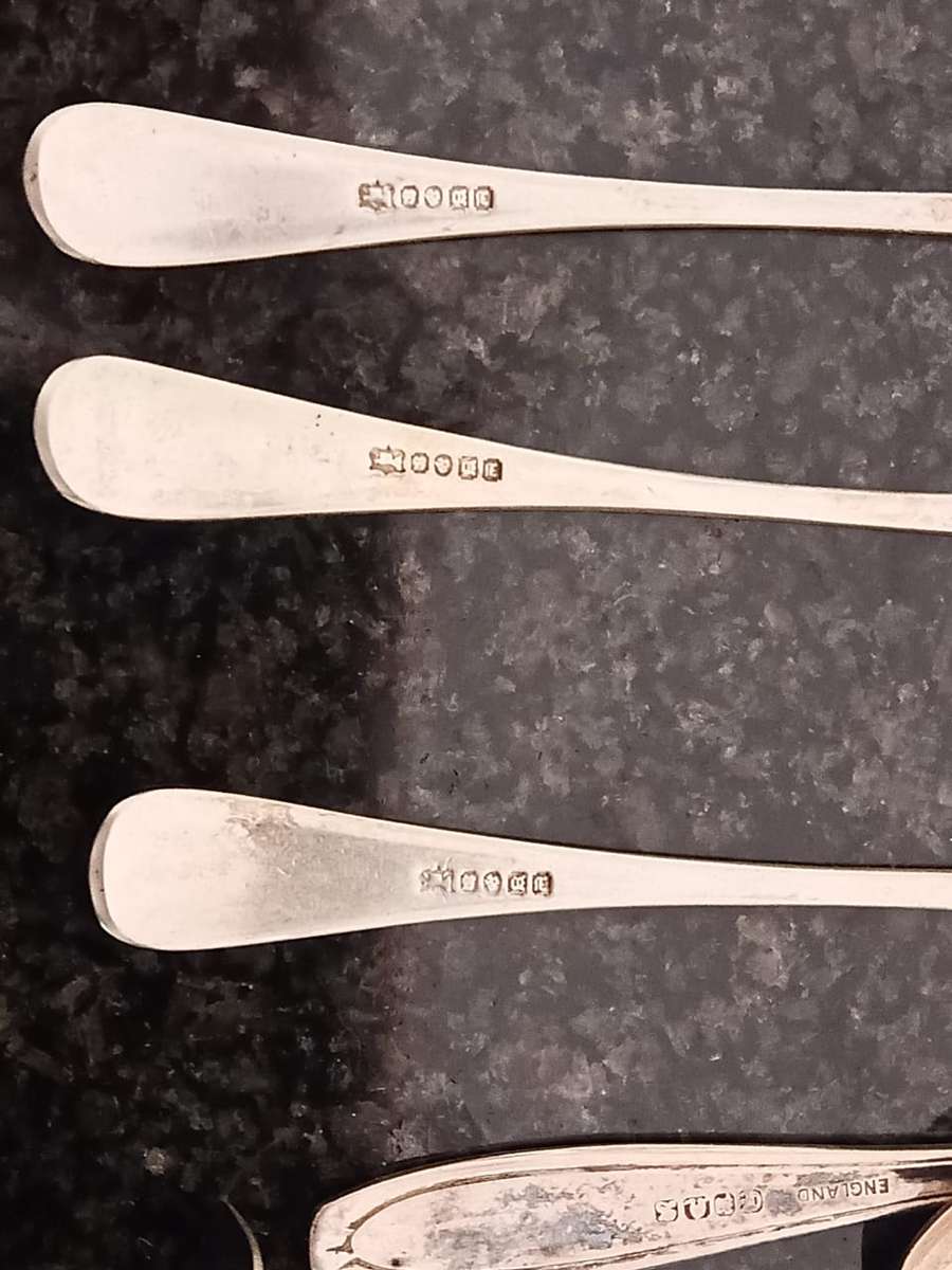 Collection of  Silver-Plated and 22 Nickel Silver Forks 15 Fish knife, 16 Spoons AND 6 TEA SPOONS