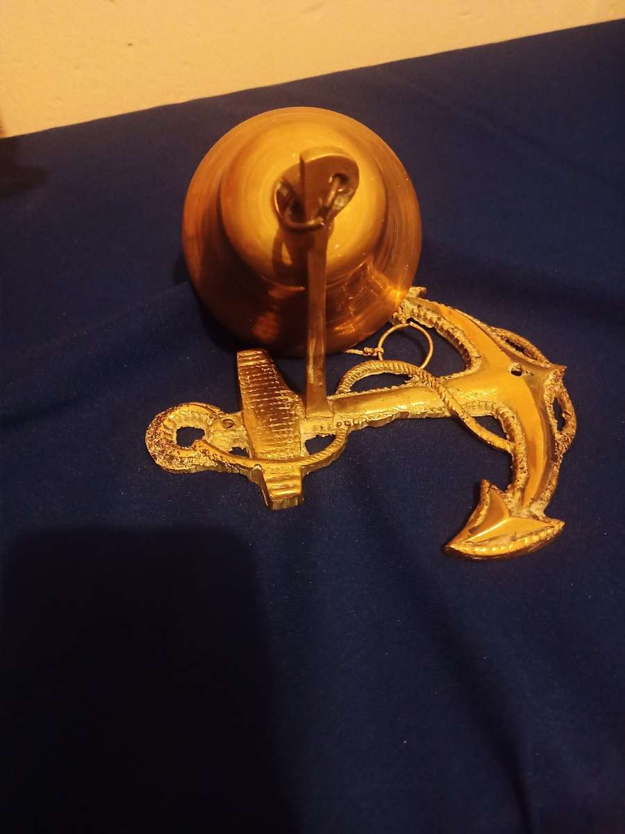 Large Ships Bell & Anker Mountain Plate