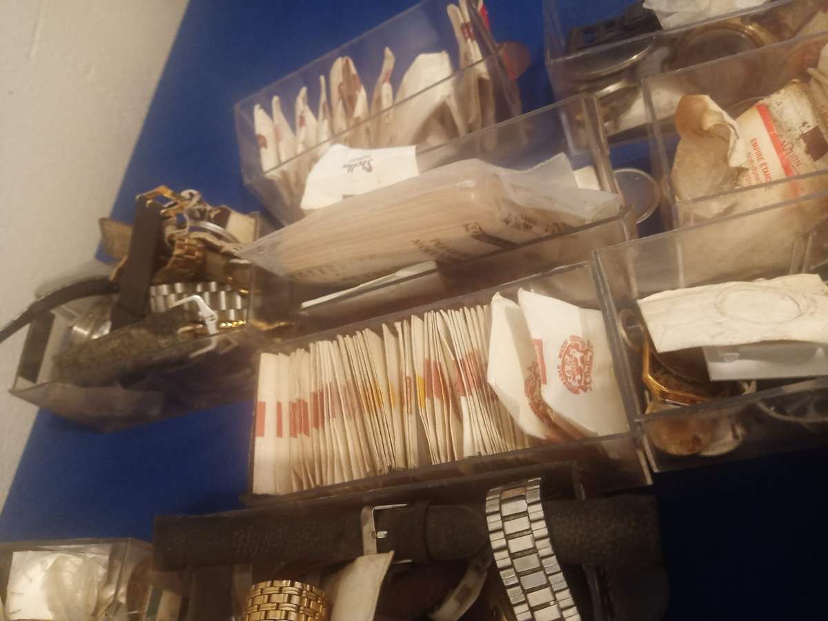 OLD STOCK  Watchmaker Estate Watch Hour & Minute  Hands Watch Glass Watch Spare Parts as a job lot