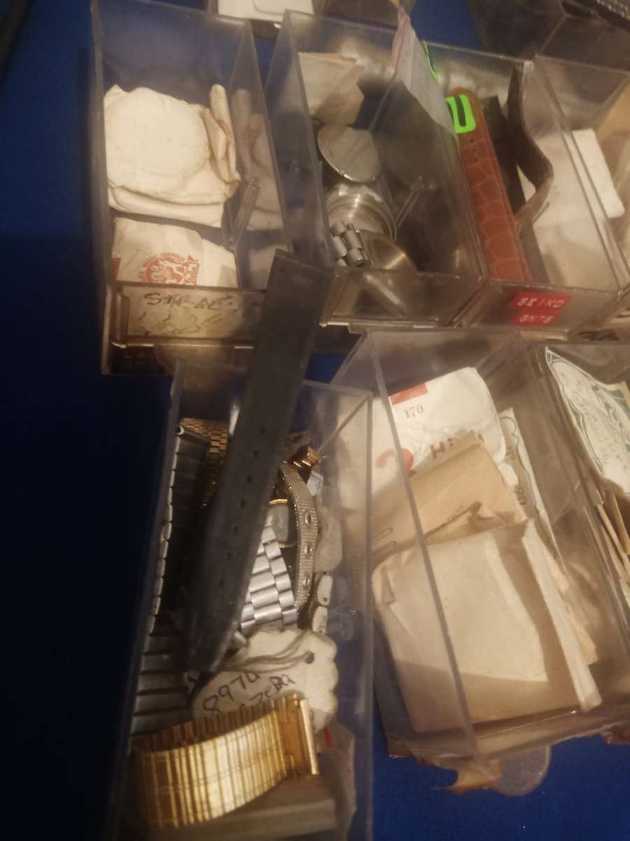 OLD STOCK  Watchmaker Estate Watch Hour & Minute  Hands Watch Glass Watch Spare Parts as a job lot