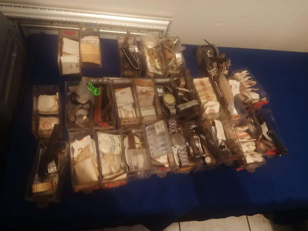 OLD STOCK  Watchmaker Estate Watch Hour & Minute  Hands Watch Glass Watch Spare Parts as a job lot