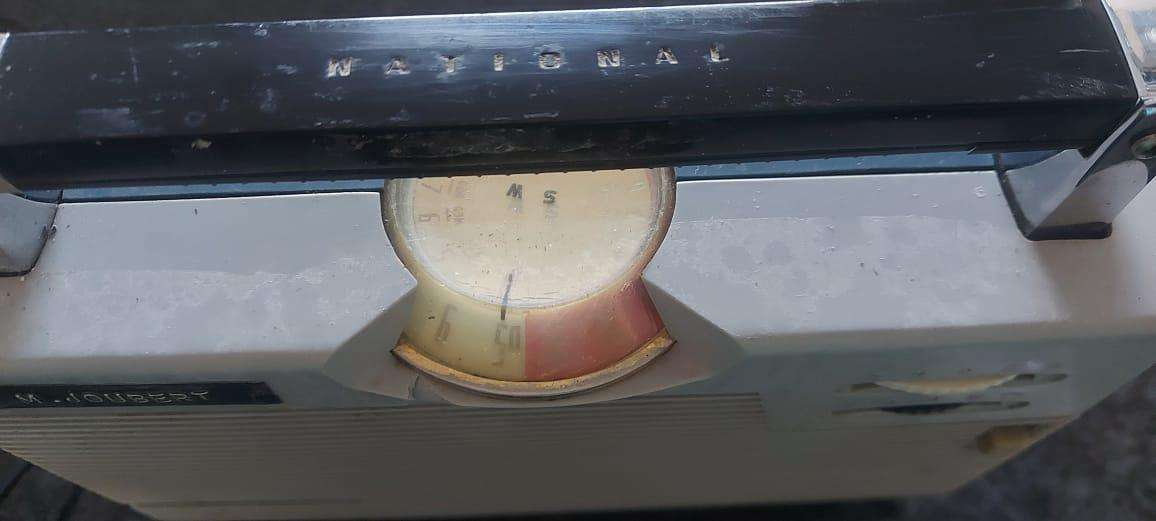 National All Wave Transistor radio made in Japan in the late 1950's not tested