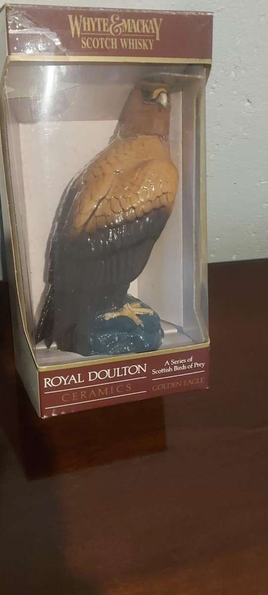 The last of Royal Doulton Osprex  Whyte & Mackay Decanter  A series of Scottish Birds of Prey.