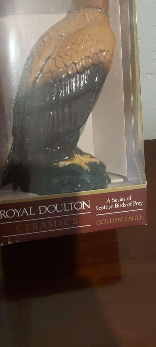 The last of Royal Doulton Osprex  Whyte & Mackay Decanter  A series of Scottish Birds of Prey.