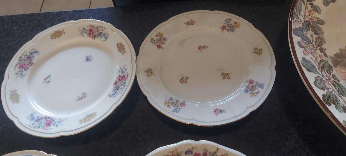 Royal Albert Plates and Tea Cup Saucer Set - Bid for the lot