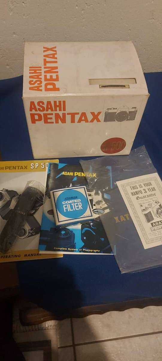 Pentax Spotmatic SP 35mm film SLR camera Asahi Super-Takumar 1:1.8/55