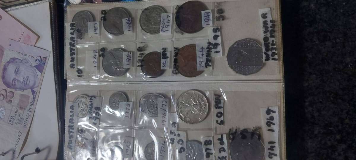 On offer is a superb selection of Thousands of coins and notes found from a deceased estate