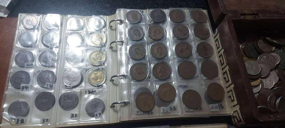 On offer is a superb selection of Thousands of coins and notes found from a deceased estate