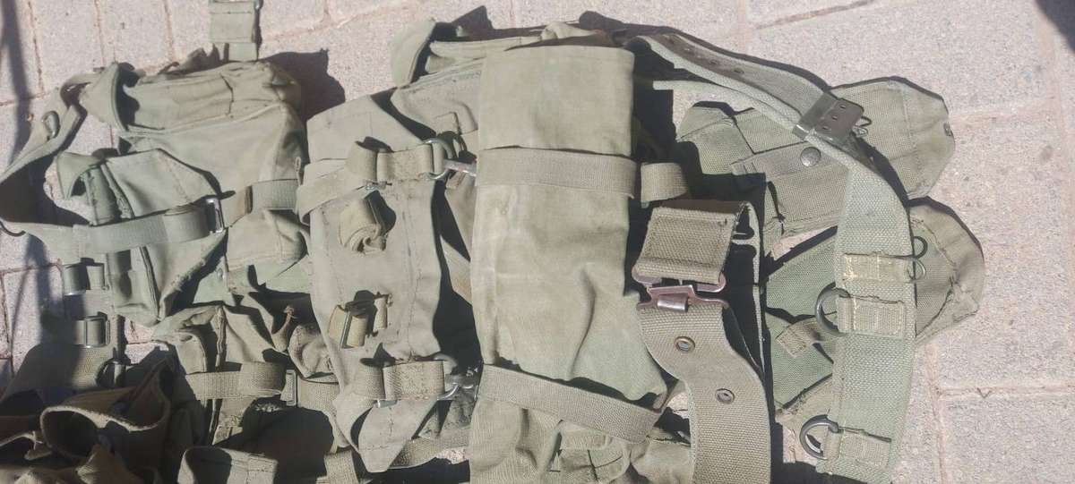 Joblot border war period webbing as a lot