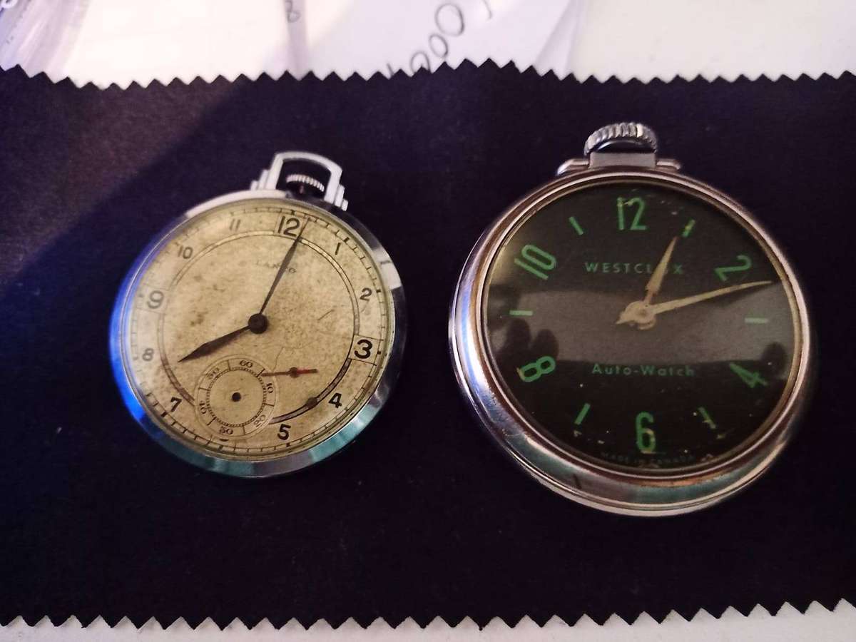 Two Vintage  Pocket Watch  ONE  Working but Need attention