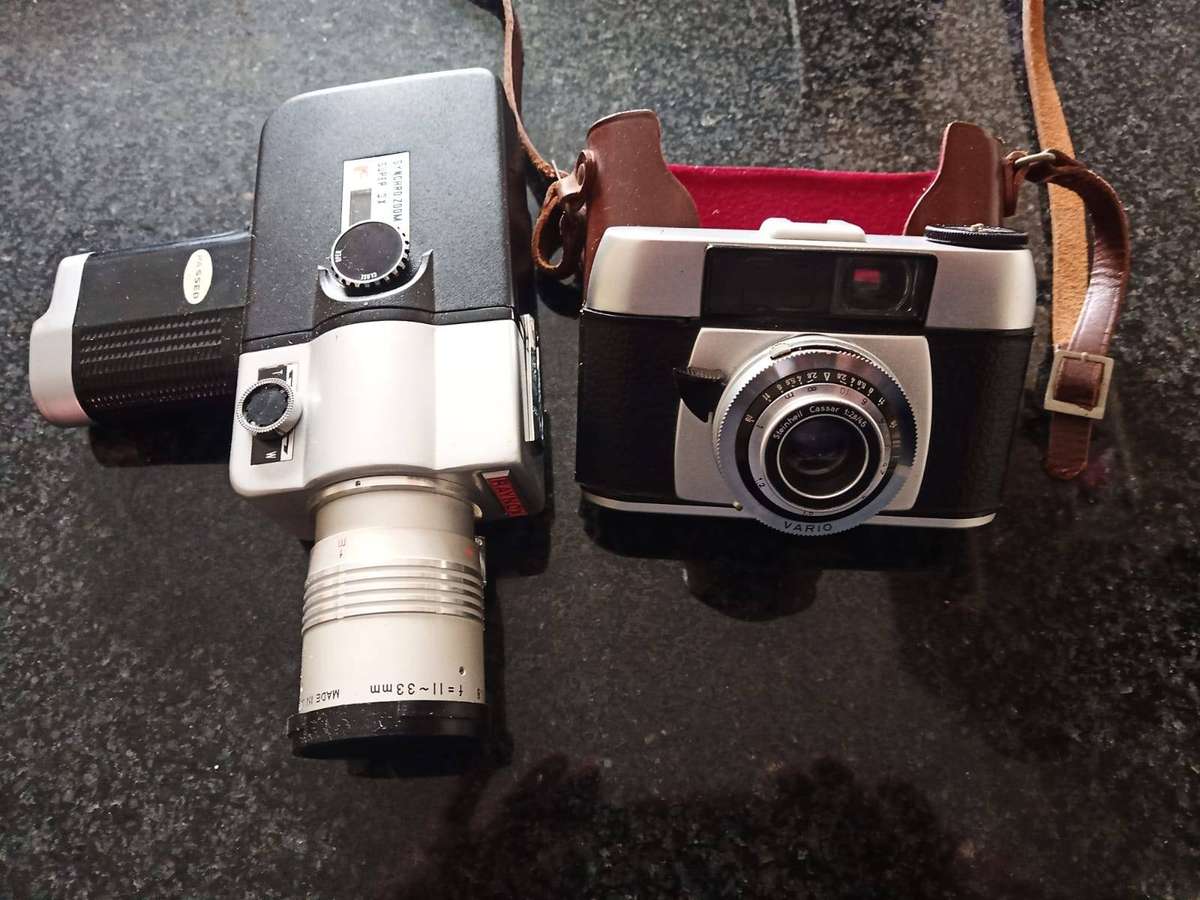 RARE WORKING CAMERA STEINER KAUFHOF REPORTER  35MM and SUPER 8MM SYNCHRO ZOOM