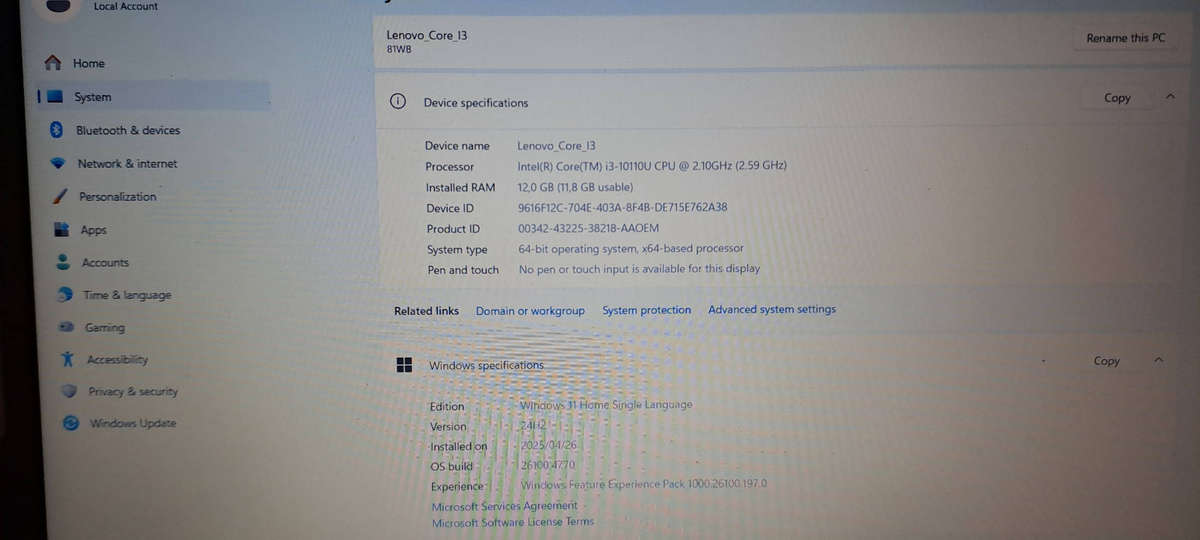 Lenovo Ideapad 3