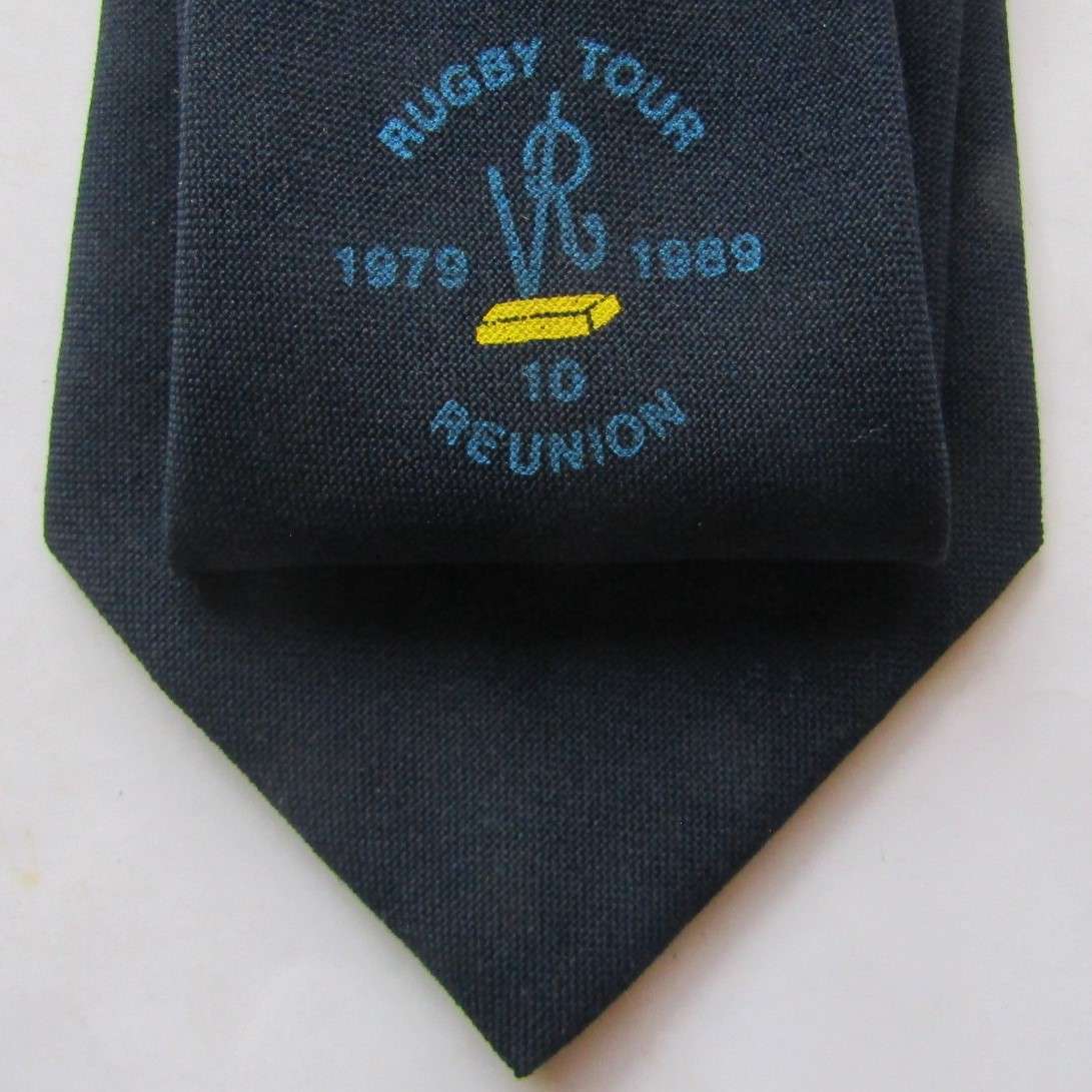 1989 Reunion Rugby Tour Neck Tie