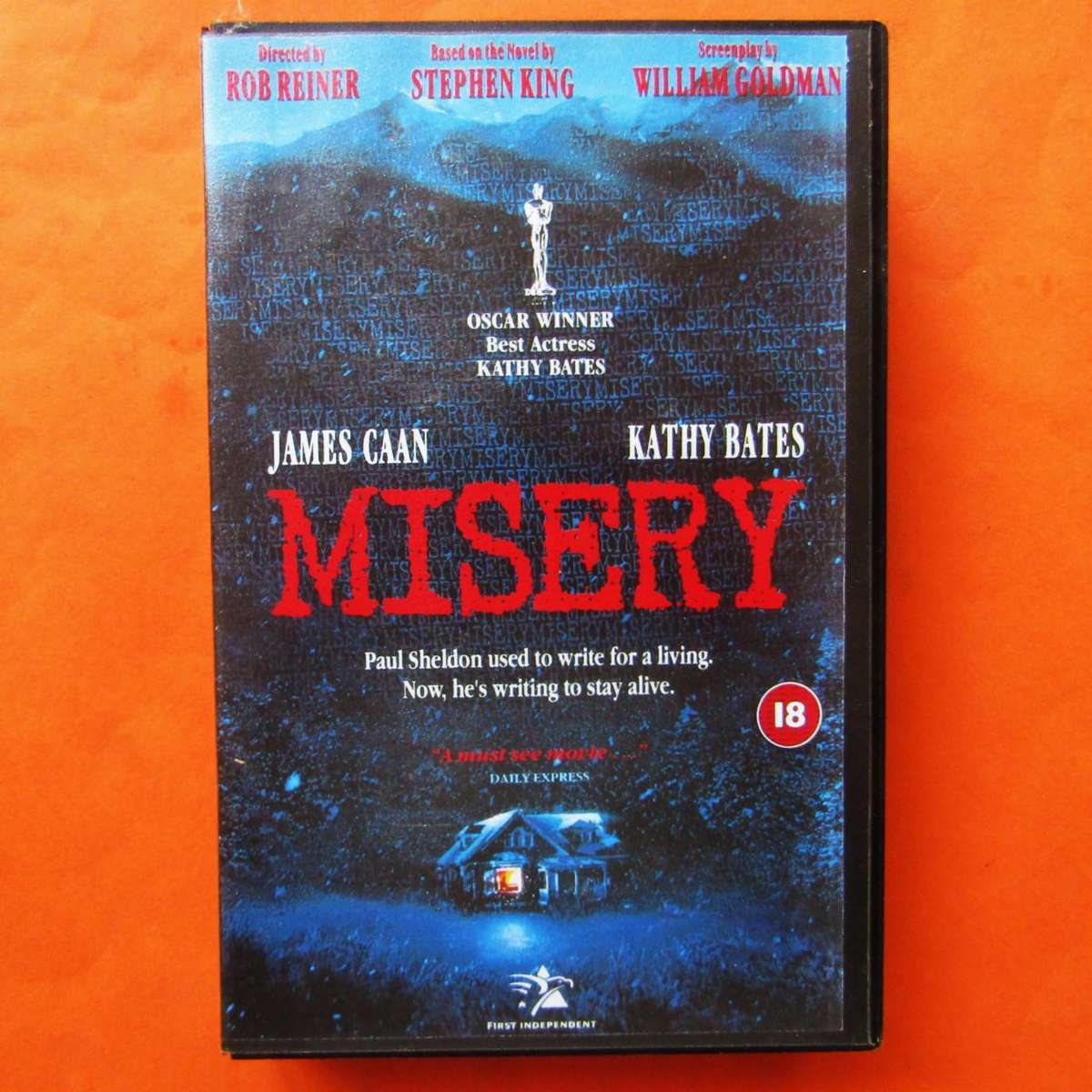 Misery - James Caan - Movie VHS Tape (1991)