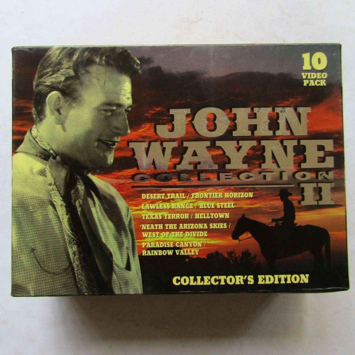 John Wayne Collection - 10 Western Movies VHS Box Set (1997)