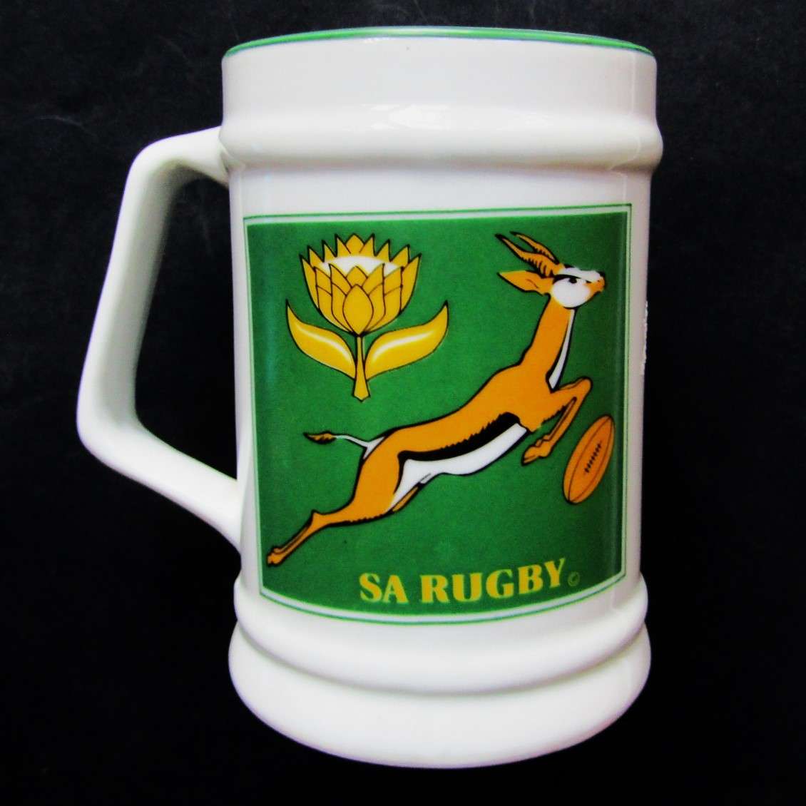 Old Springbok Rugby Beer Mug