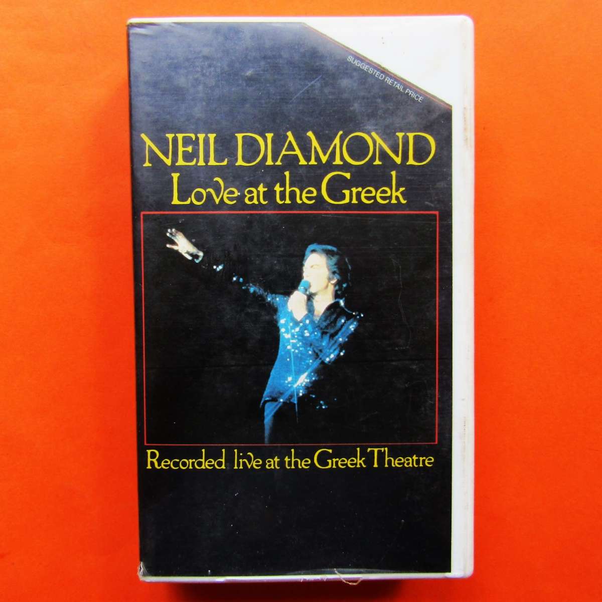 Neil Diamond - Love at the Greek - Betamax Video Tape (1984)