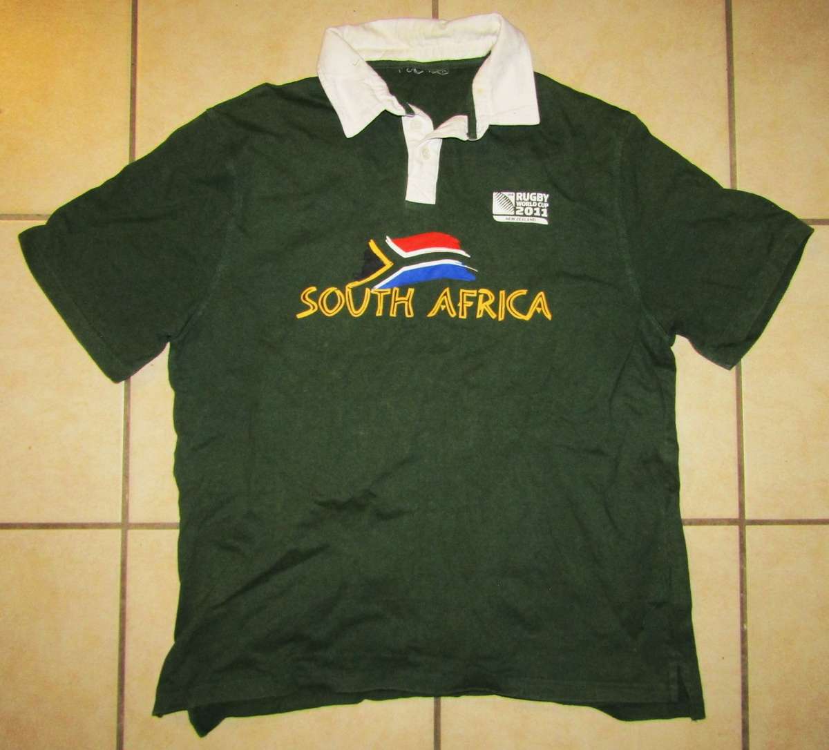2011 World Cup South Africa Rugby Jersey - XL Size