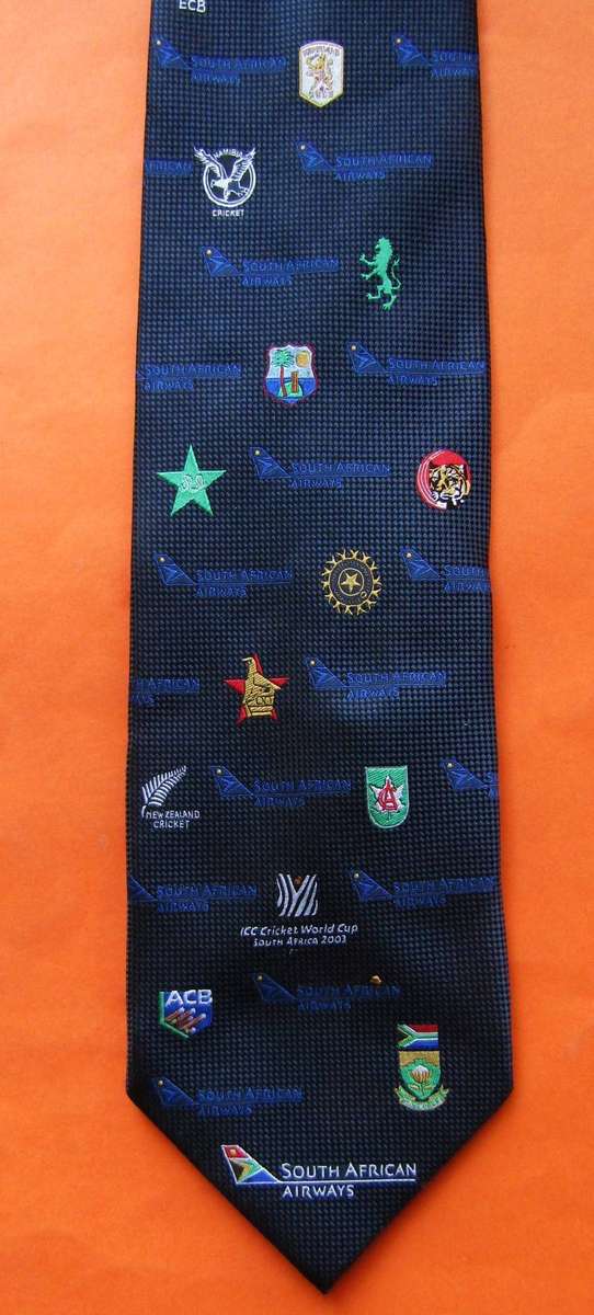 2003 Cricket World Cup SAA Airways Neck Tie