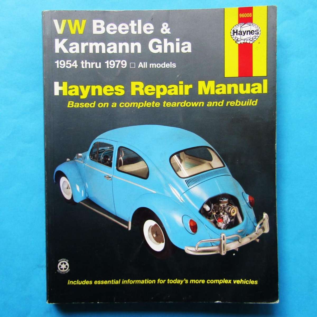 Volkswagen Beetle & Karmann Ghia - Haynes Repair Manual (1998)