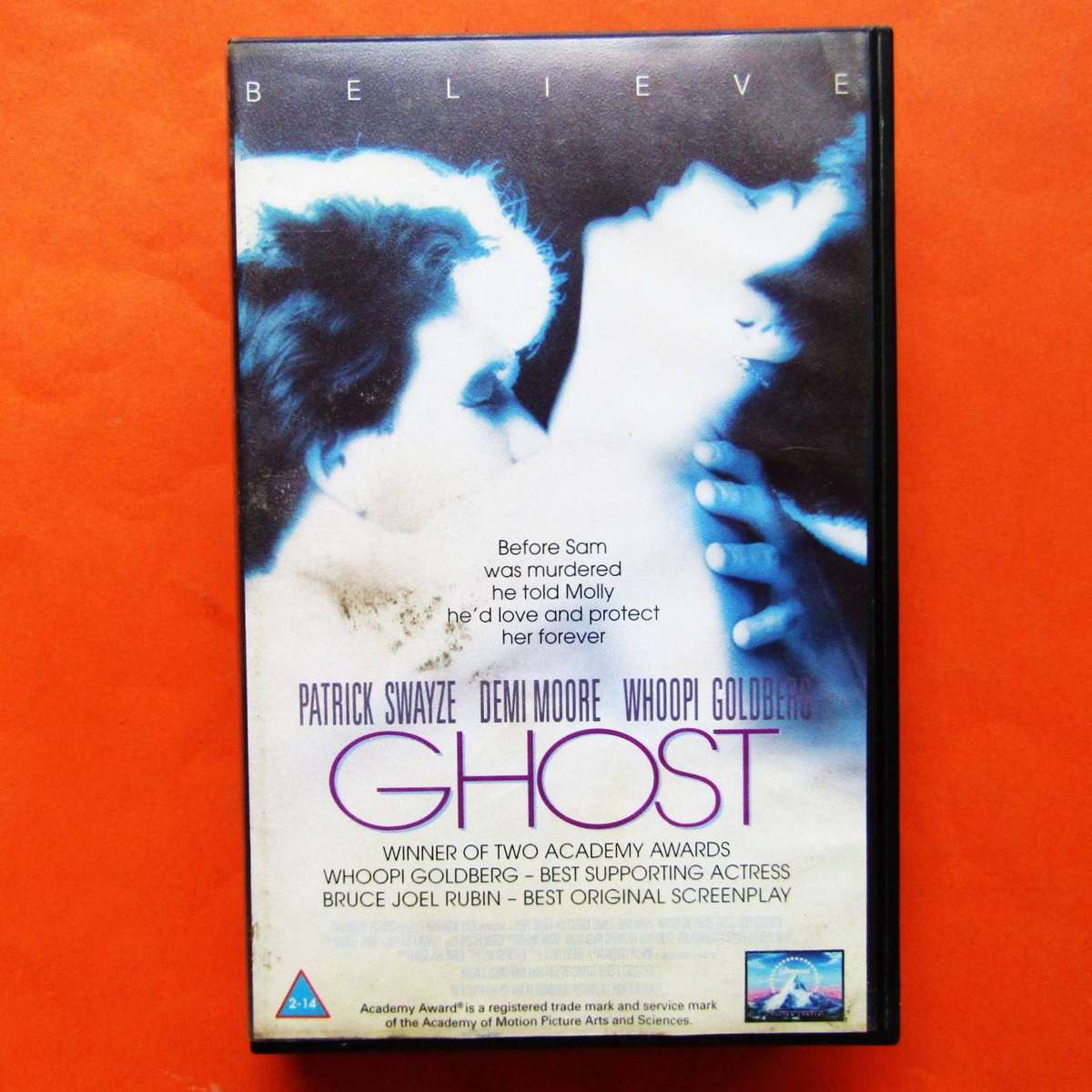 Ghost - Patrick Swayze - Movie VHS Tape (1990)