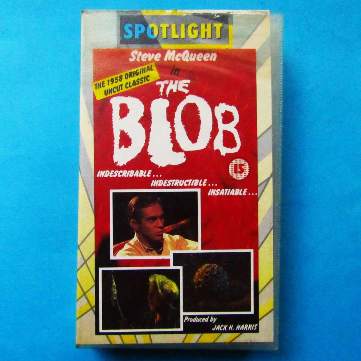 The Blob - Steve McQueen - Horror Movie VHS Tape (1992)