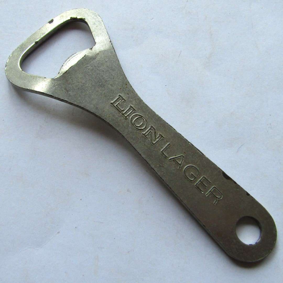 Old Lion Lager Metal Bottle Opener
