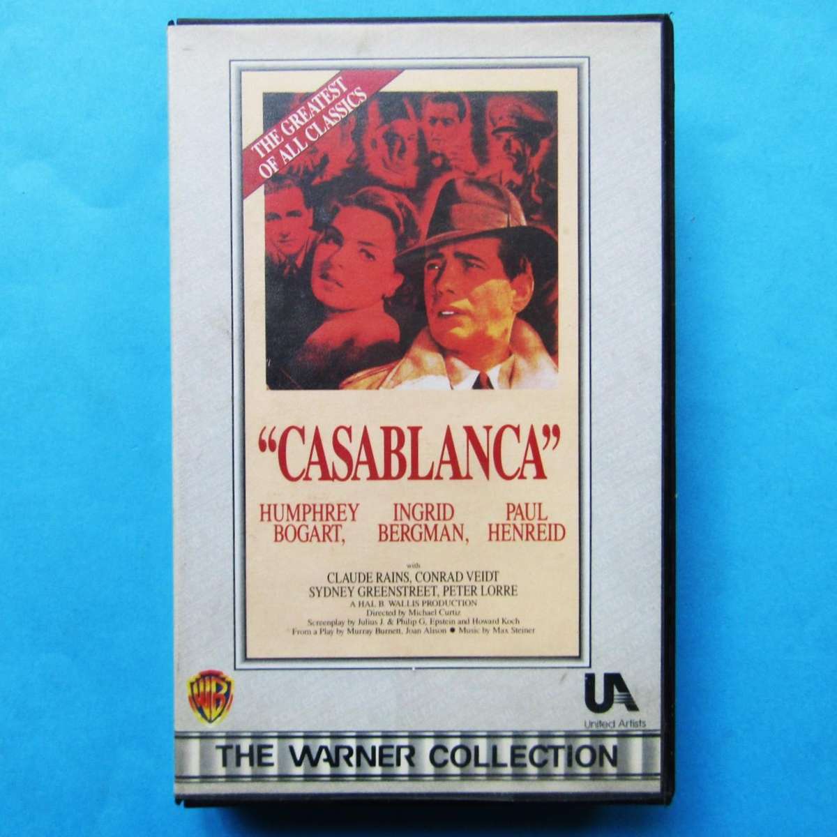 Casablanca - Classic Movie VHS Tape (1988)