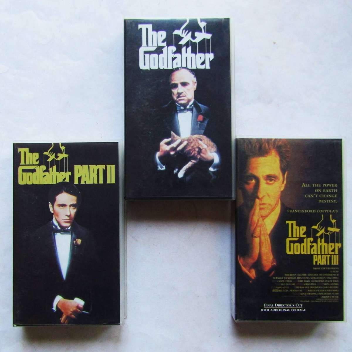 The Godfather 1 to 3 - Movie VHS Tapes
