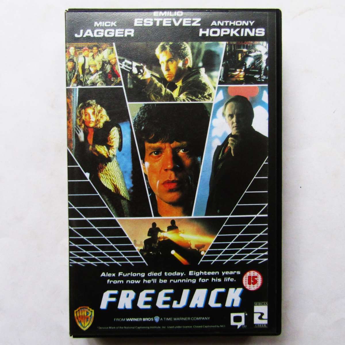 Freejack - Mick Jagger - SciFi Movie VHS Tape (1991)