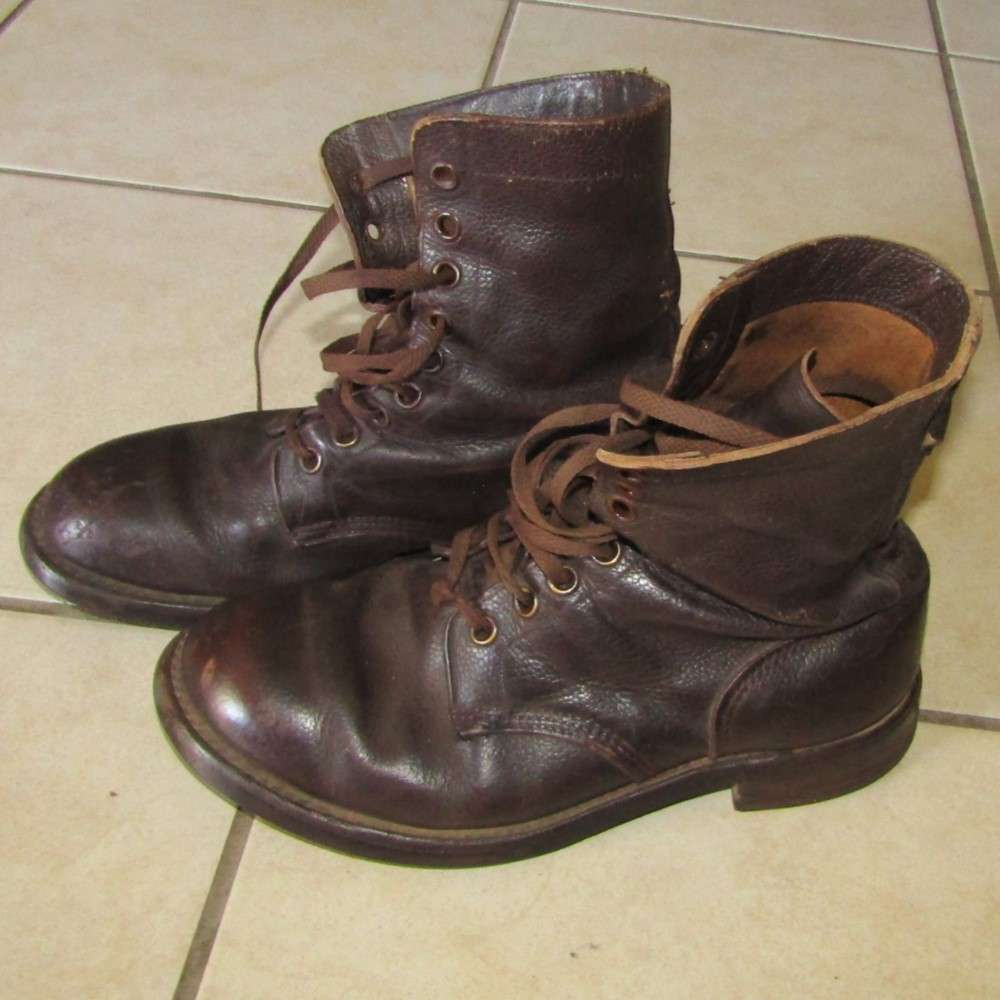 1976 SADF Army Border War Brown Leather Boots