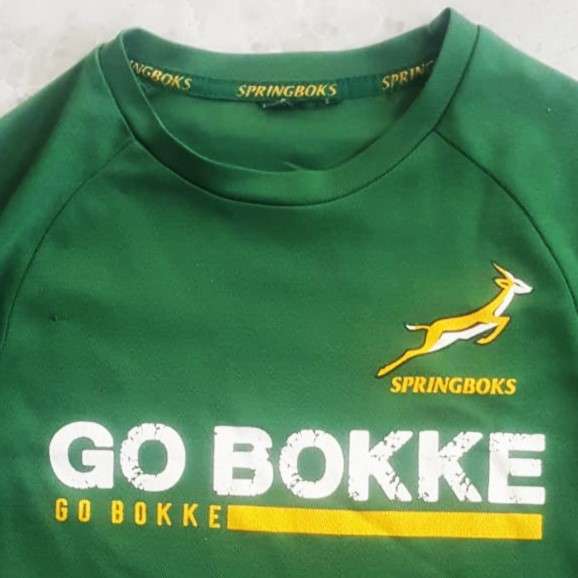Old Springbok Rugby Shirt - Small Kids Size