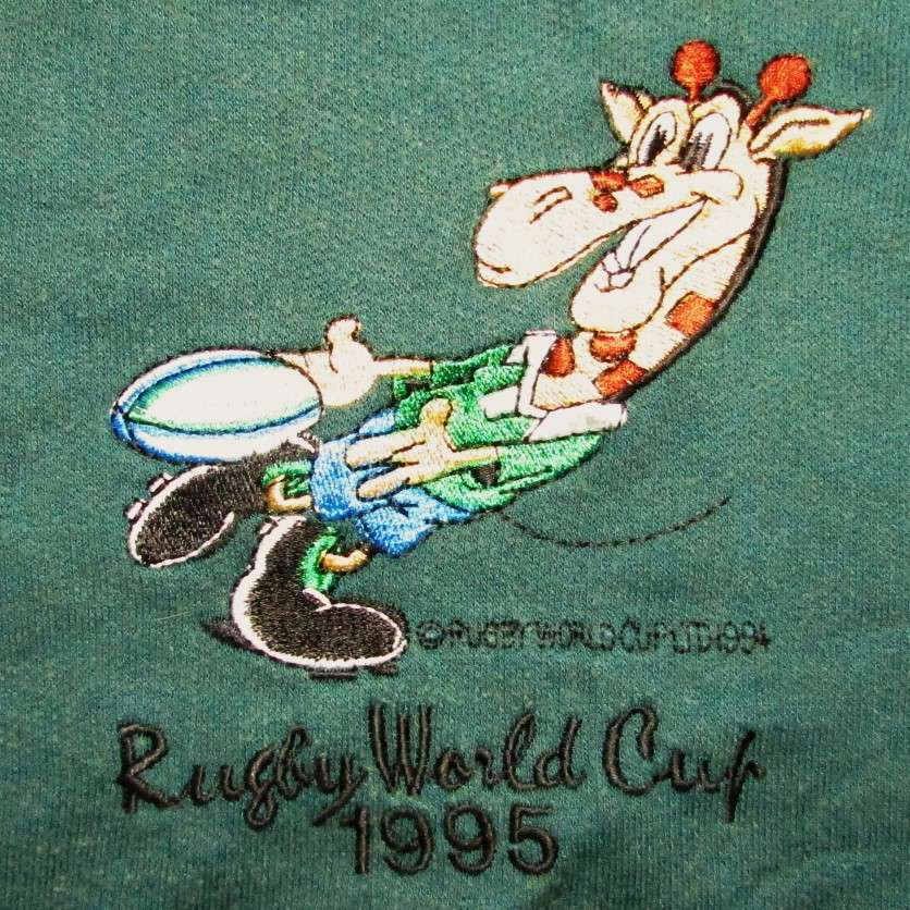 1995 Rugby World Cup Long Sleeve Top - Medium Size