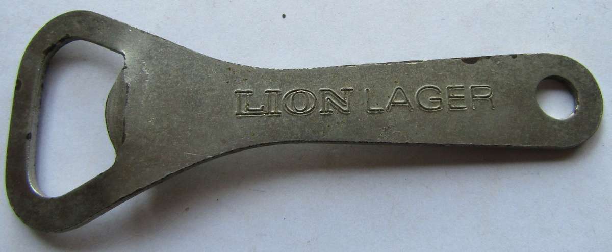 Old Lion Lager Metal Bottle Opener