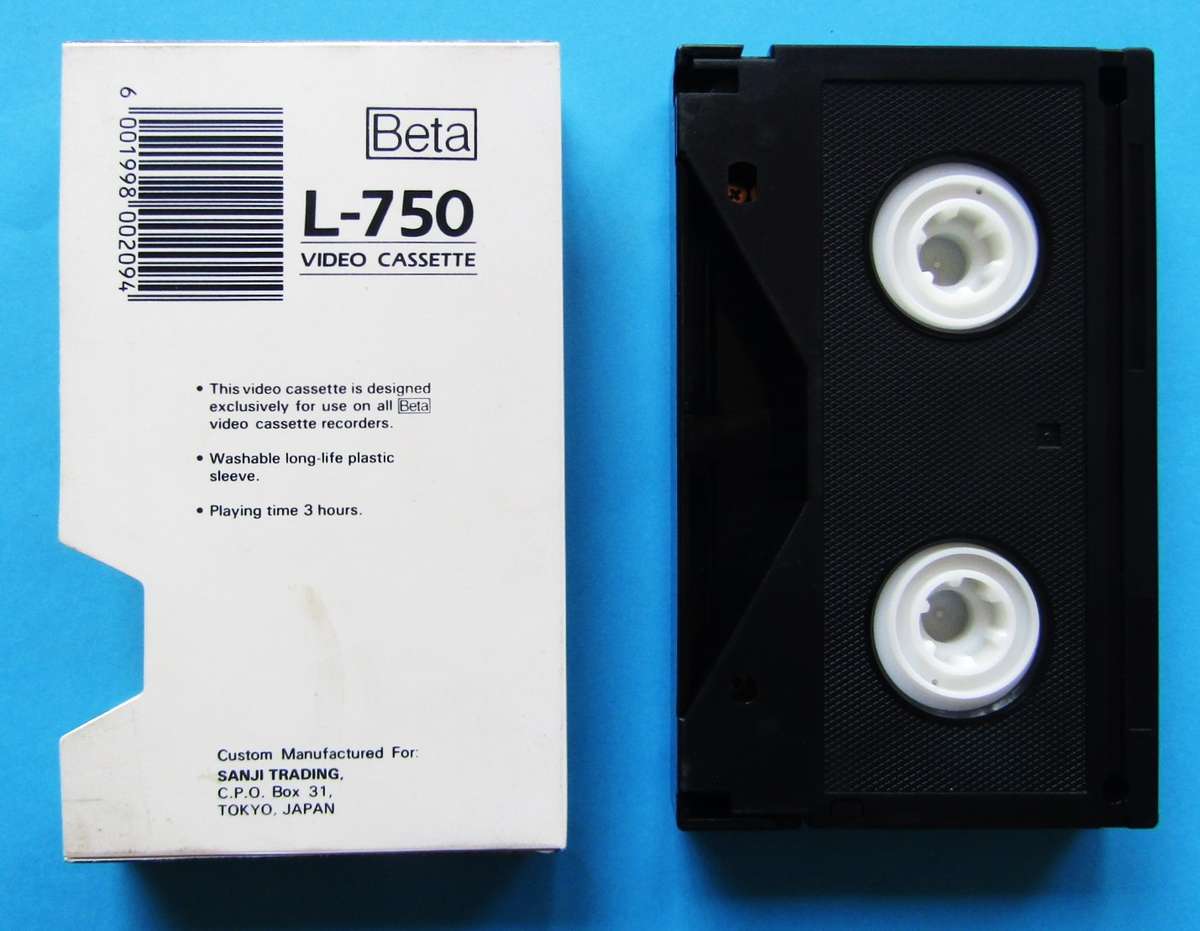 Old Sanji Beta Video Cassette