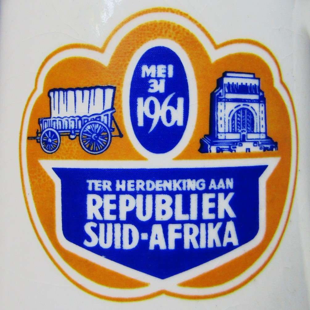 1961 Republiek Suid-Afrika Herdenking Beer Mug