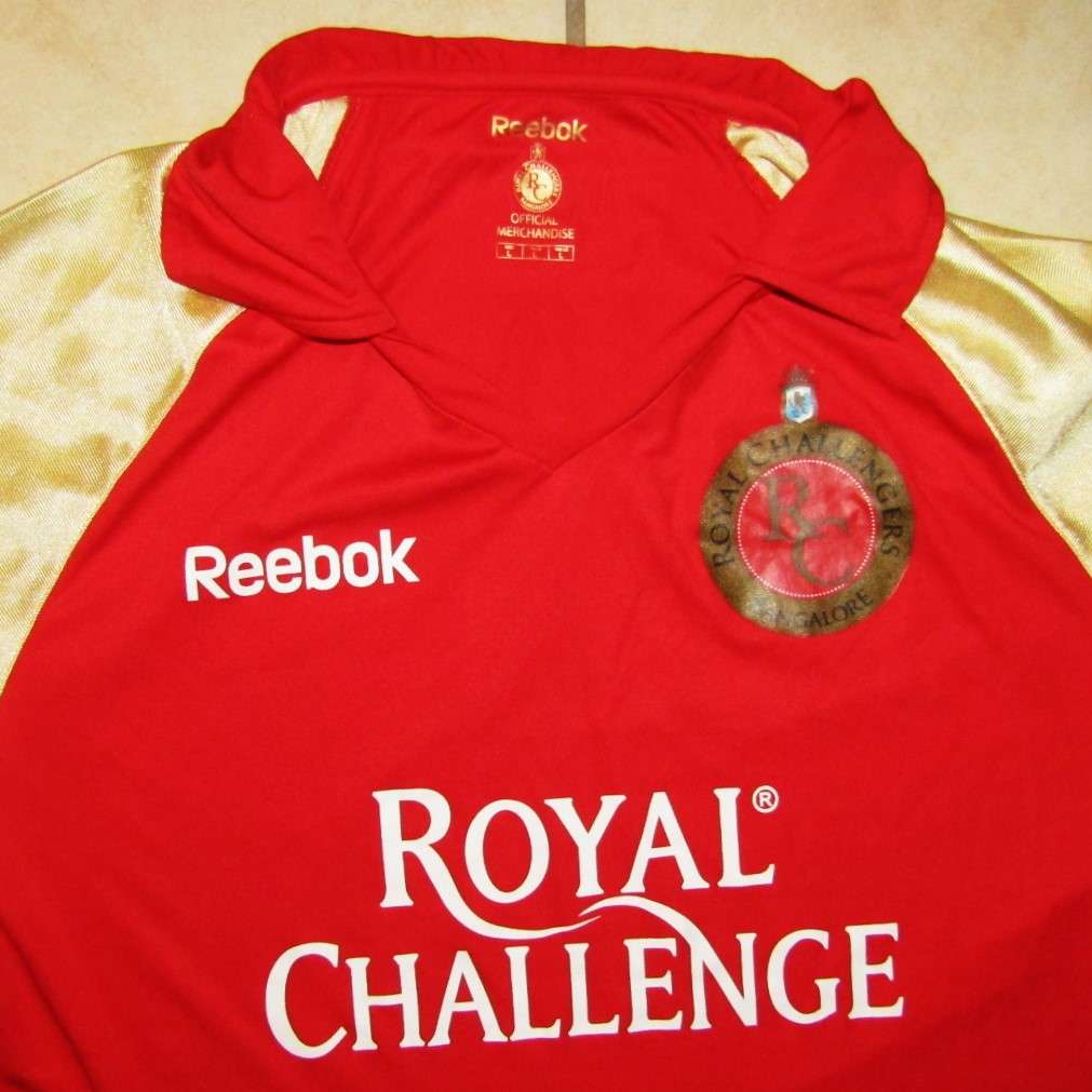 Old Royal Challengers Bangalore IPL Cricket Jersey - Large Size
