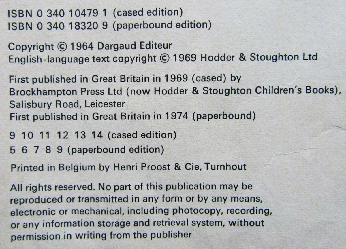 Asterix the Gladiator - Hardcover Book (1974)