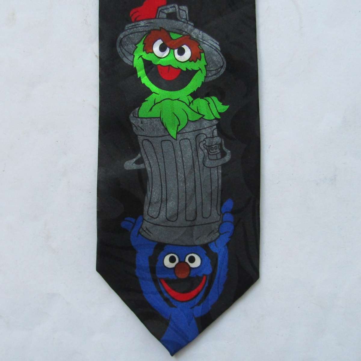 Old Sesame Street Cartoon Neck Tie