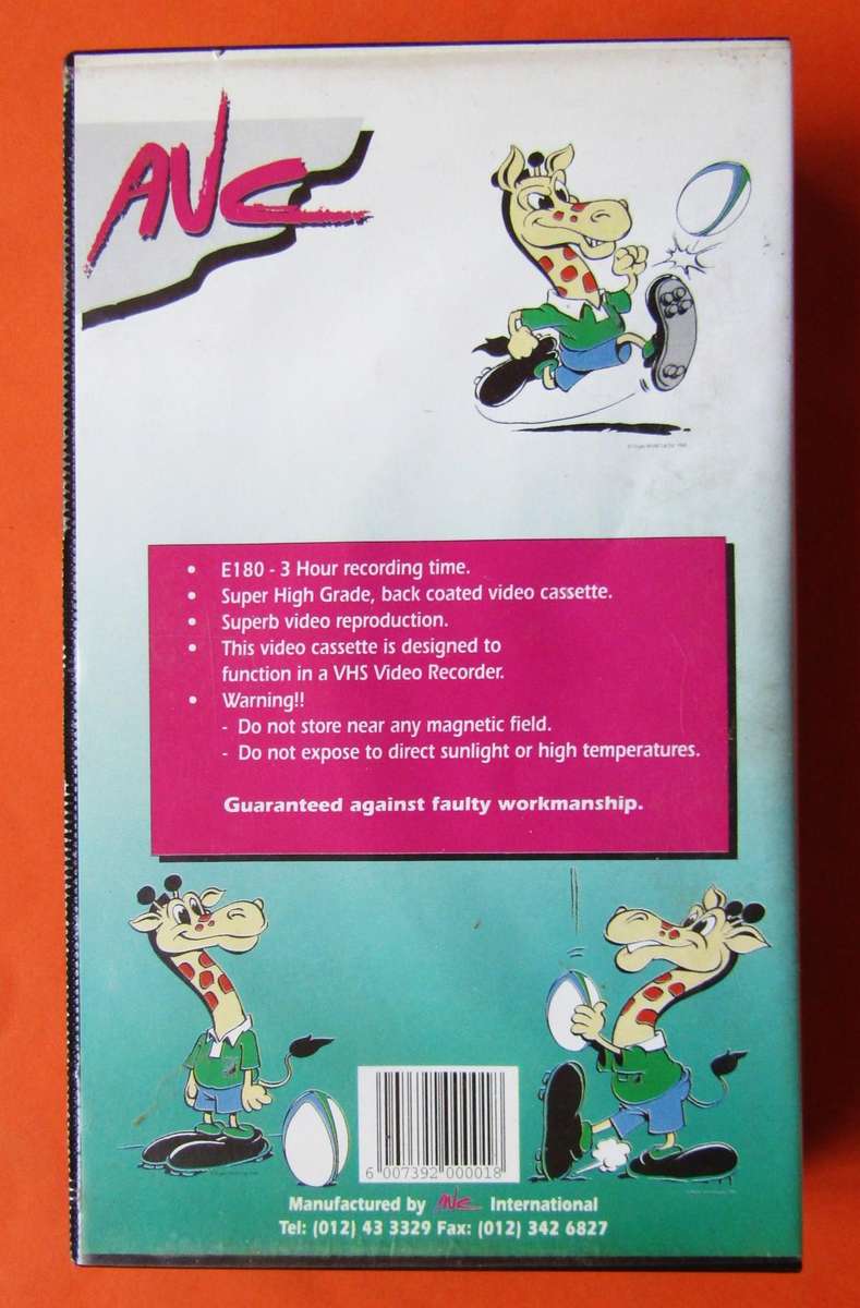 1995 Rugby World Cup - VHS Video Tape