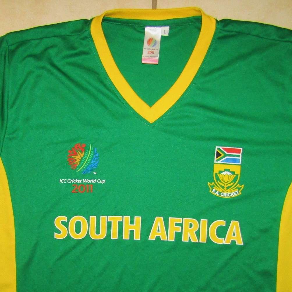 2011 Word Cup SA Cricket Jersey - Large Size