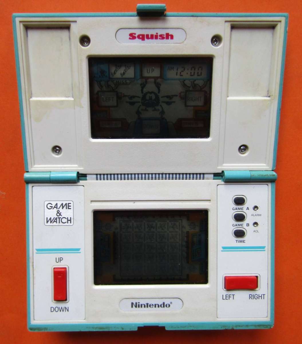 1986 Nintendo Squish Game & Watch