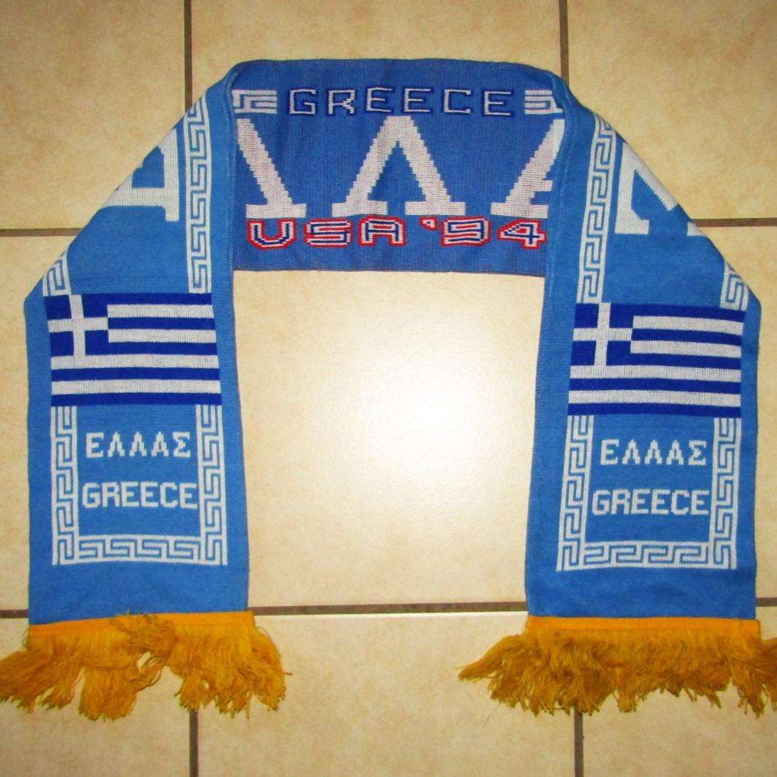 1994 World Cup Greece Football Scarf