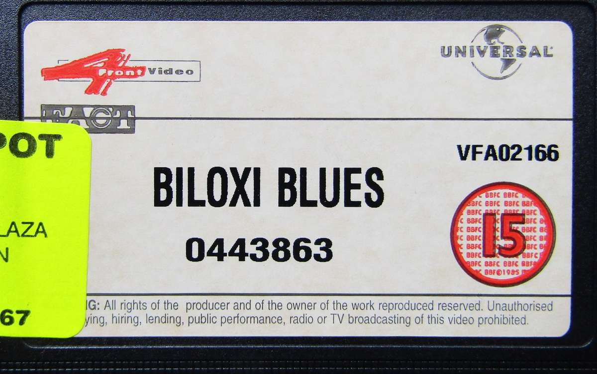 Biloxi Blues - Matthew Broderick - Movie VHS Tape (2000)