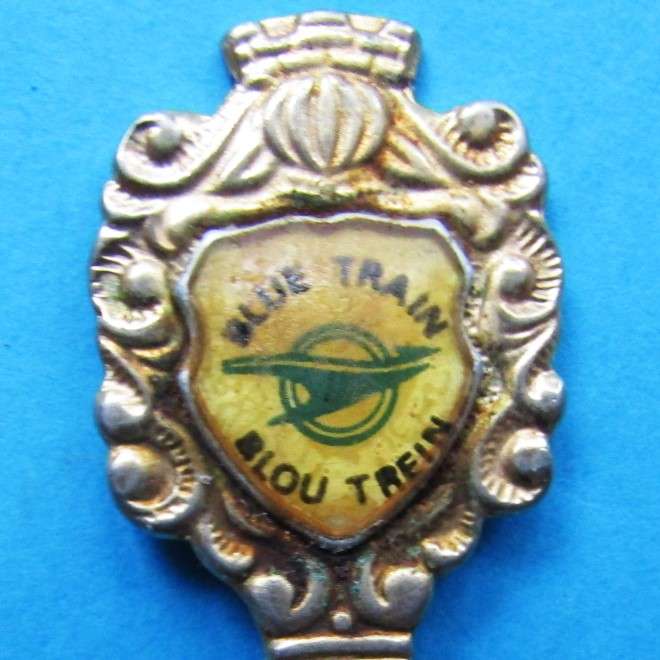 Old SAR Railways Blue Train Souvenir Spoon
