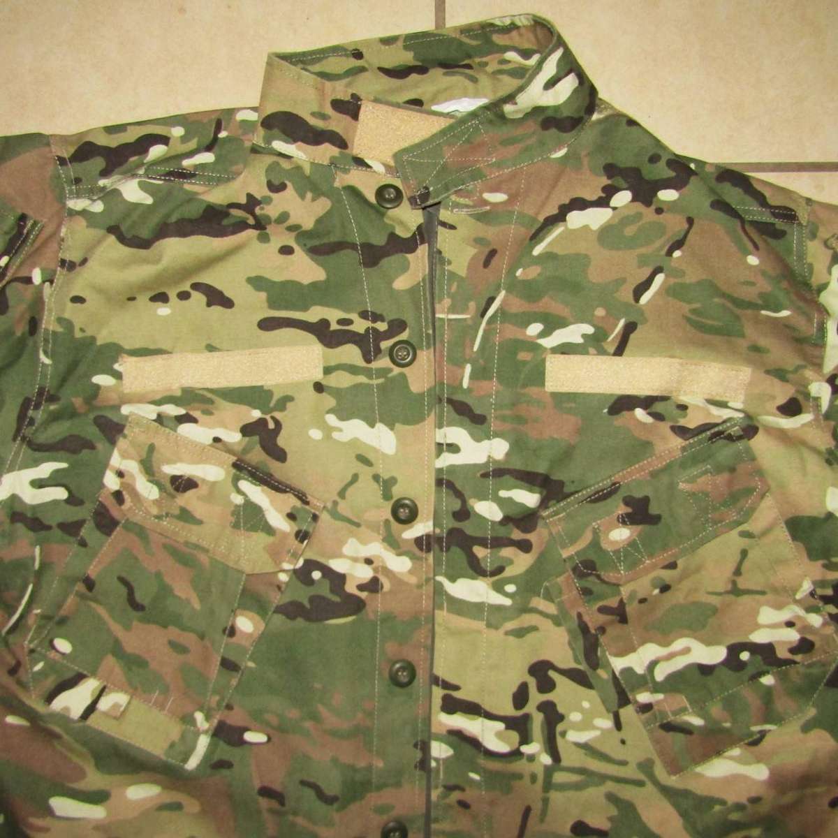 Old Military Camo Combat Jacket and Trousers